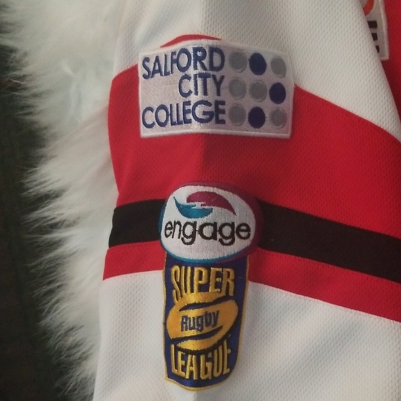 Manchester Salford Red Devils Rugby Jersey - Picture 2 of 4